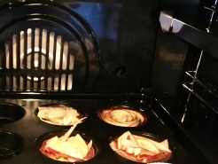 Muffins bei 200°C 15 Minuten backen