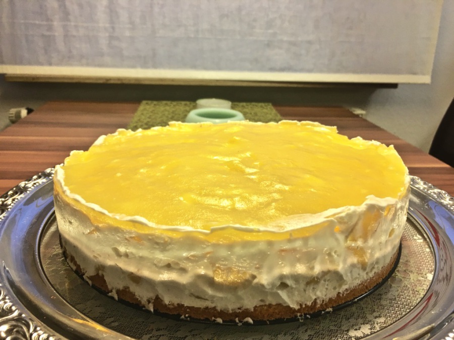 Omas Rezeptewelt - Mango Frischkäse Torte
